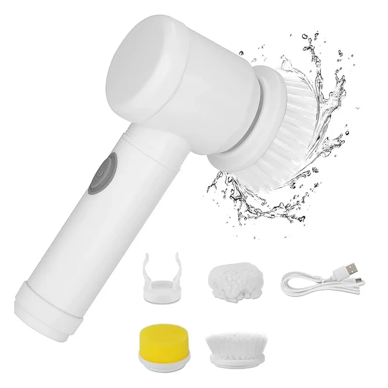 ASWUT-Handheld Cordless Electric Cleaning Brush For Kitchen Cleaning Tool Multi-Function Automatic Cleaning Brush