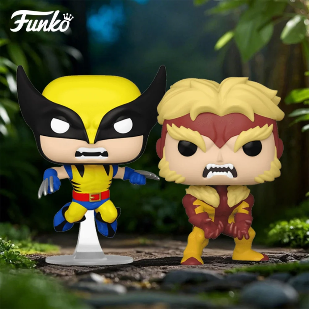 Figuras de acción Wolverine serie X-Men Sabretooth Mister Sinister Funko Pop decoración coleccionable regalos de modelos de edición limitada