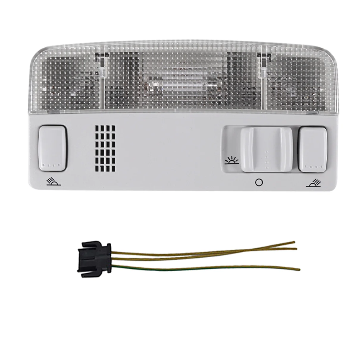 Lampe de lecture intérieure aérienne grise + fil, 1TD947105, VW Golf, MK4, Bora, Passat, Skoda, Seat, Car, avantLight, 3B0, 947, 105 C