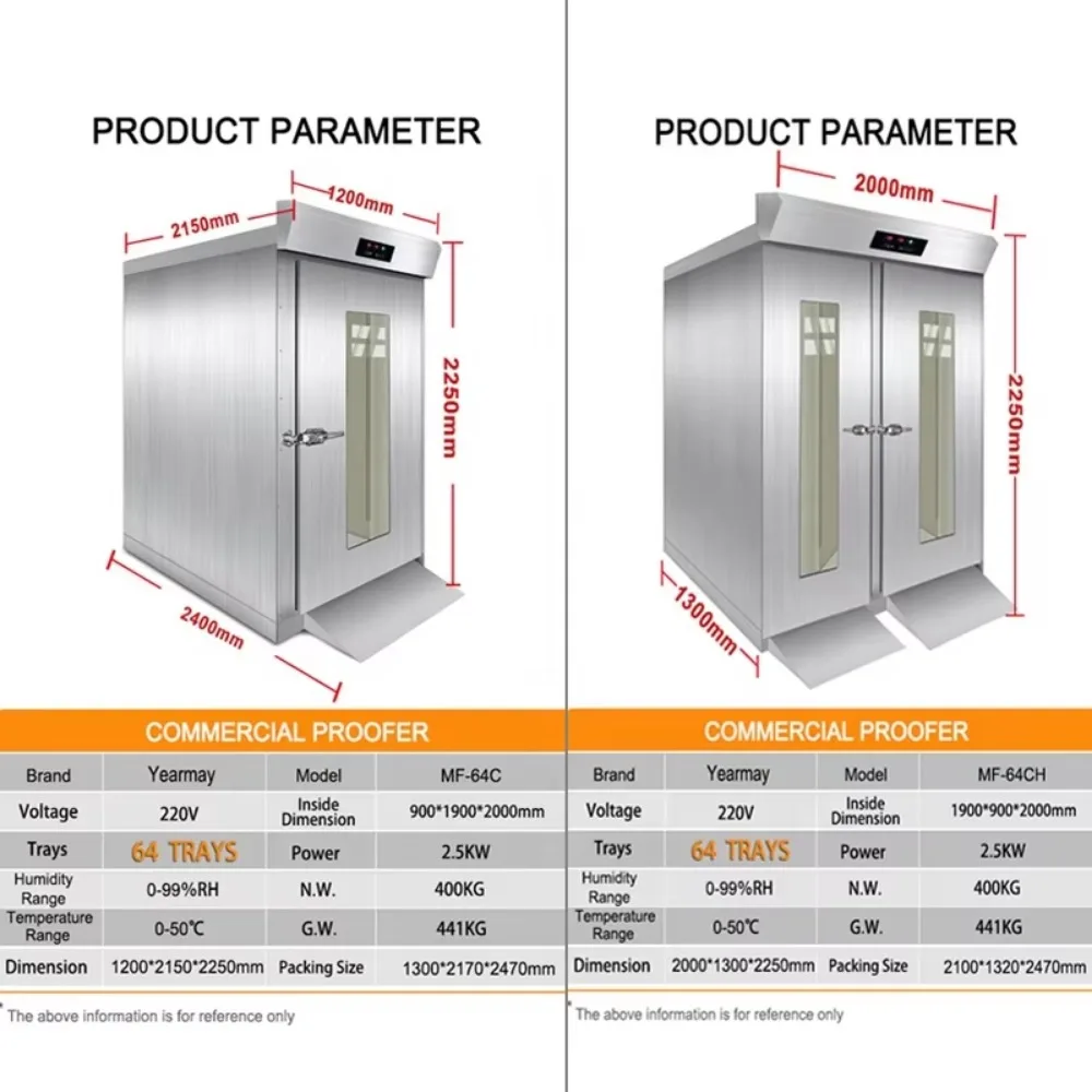 Commercial Fermenting Proofing Bread Dough Retarder Proofer Cabinet Prover Bakery Equipment Fermentation Proofer Heating Proofer