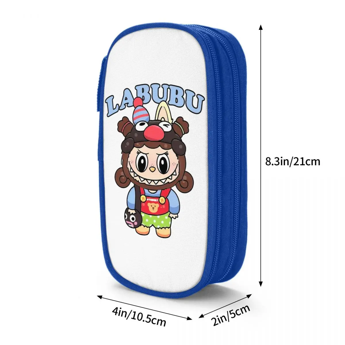 LABUBU-Trousse à Crayons Classique avec Fermeture Éclair, Grande Trousse de Rangement Mignonne pour Étudiant