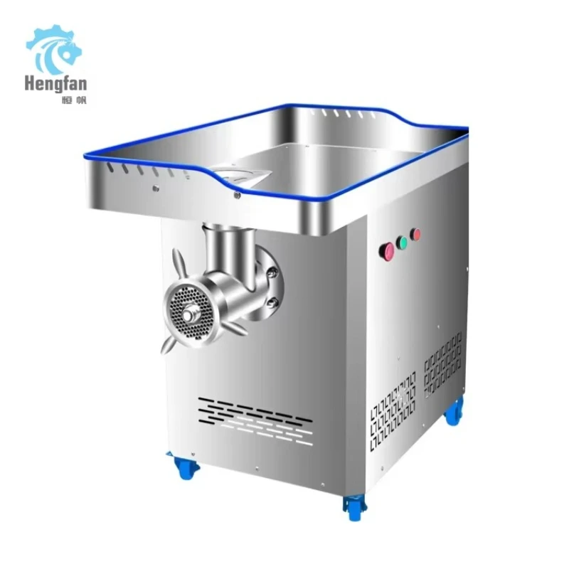 

Промышленная мясорубка из нержавеющей стали 32-го размера для курицы и рыбы, с функцией измельчения до мелких фракций