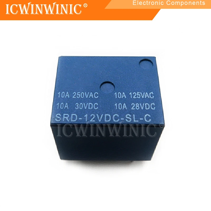 1piece SRD-12VDC-SL-C 12V relay 5 feet 10A high current