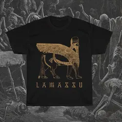 Lamassu T Shirt skrzydlaty lew mezopotamia starożytna cywilizacja sumeryjska mitologia babilońska historia asyryjska