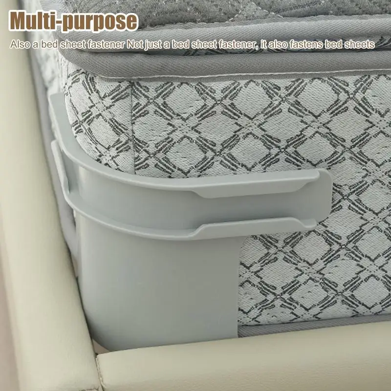 جديد 4 قطعة الثقيلة ملاءات الزاوية المشدود كليب مواد عالية الجودة دائم غطاء سرير القابضون للحامي