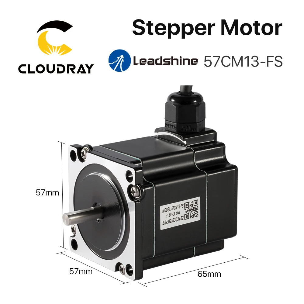Imagem -05 - Leadshine Nema 23 Ip65 Motor Deslizante Impermeável 1.2n. m 3.0a 57cm13-fs Motor Deslizante para a Máquina de Gravura do Cnc