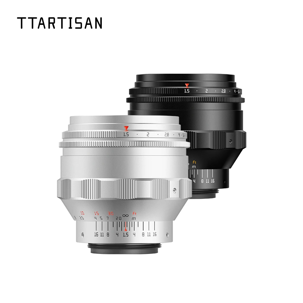 TTArtisan 75mm F1.5 Manual Focus Lens M42 Mount With Adapter to Sony E Nikon Z Nikon F Canon R Fuji FX Leica M Cannon EF L