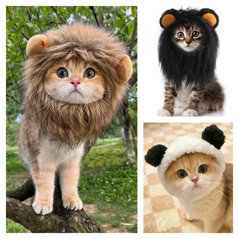 

Парик для собак и кошек, индивидуальный аксессуар для косплея