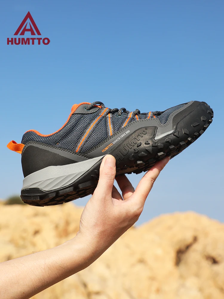 Humtto 2023 Hiking Shoes Wear-resistant Outdoor Sports Women Shoes Lace-Up Womens Climbing Trekking Sneakers breathable sneakers