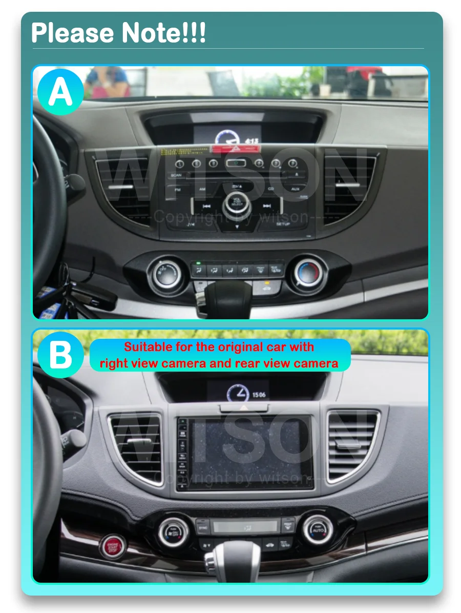 10.88 Android 13 Car Radio Multimedia for HONDA CRV 2012 2013 2014 2016 Type-C DSP 4G sim card 5G WIFI Carplay Vehicle Moniter