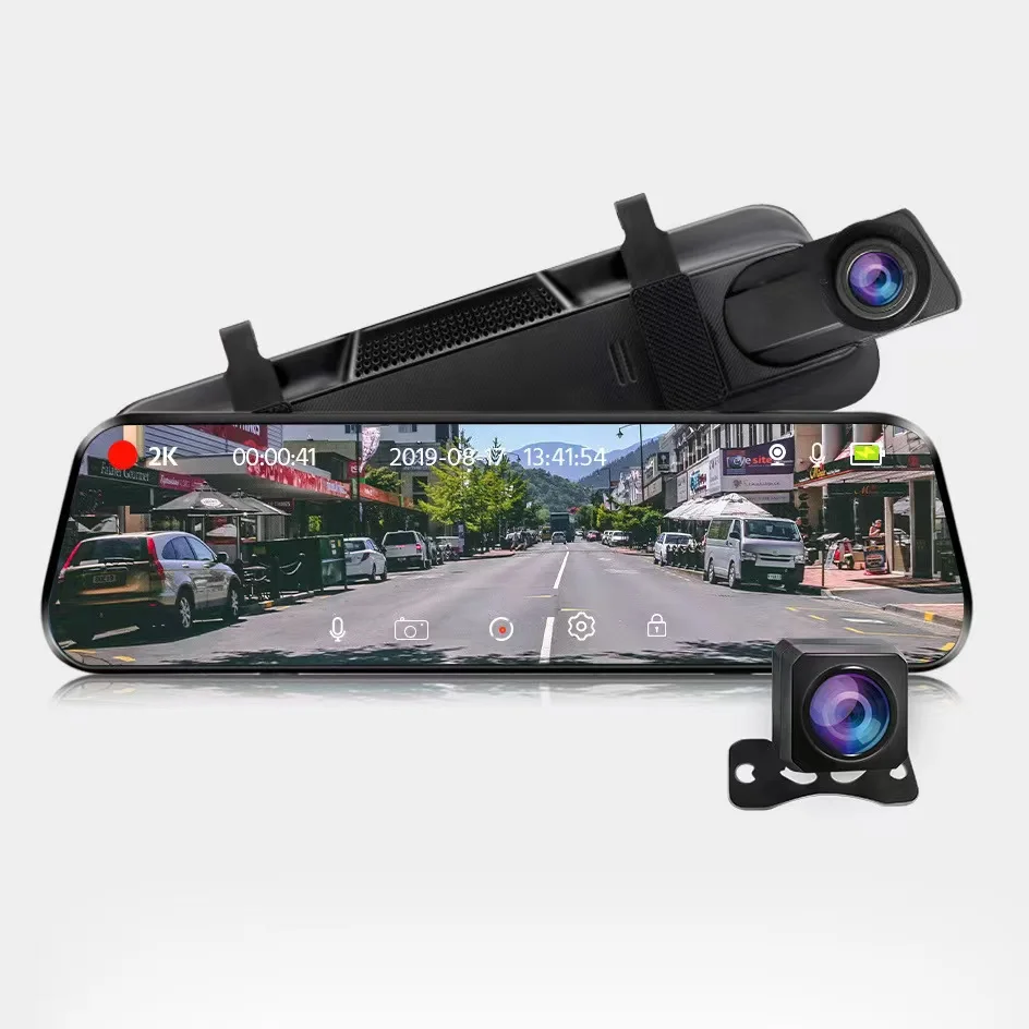 

10 Inch Car Dvr 1080P Stream Media Rear View Mirror Camera Night Vision Support Dual Dashcam GPS Car Video Recorder