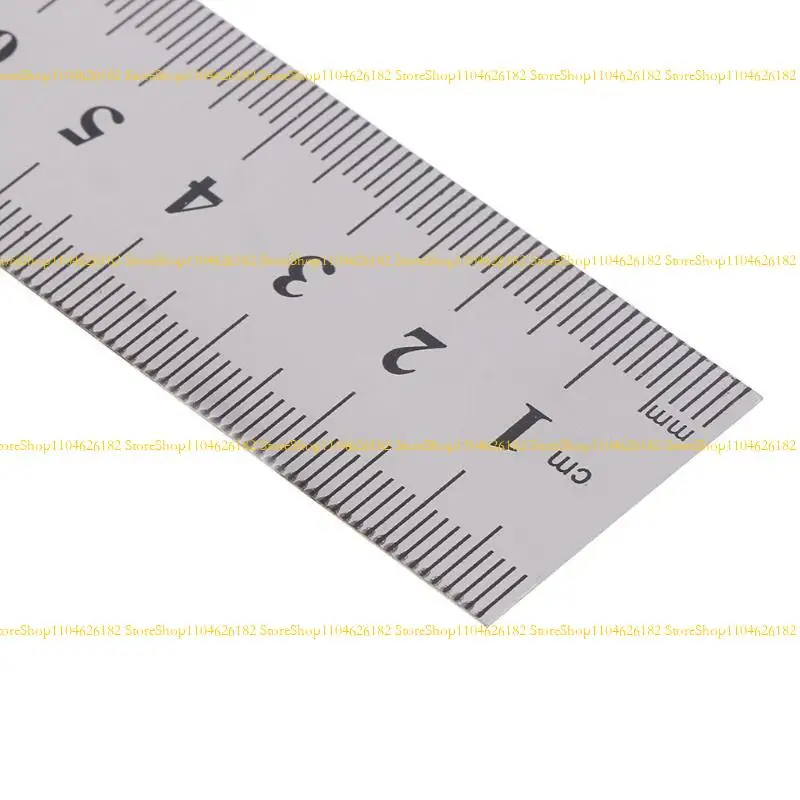 

Q2Q4 Long Ruler 50cm /20'' Double Side Scale Stainless Steel Straight Ruler Durable