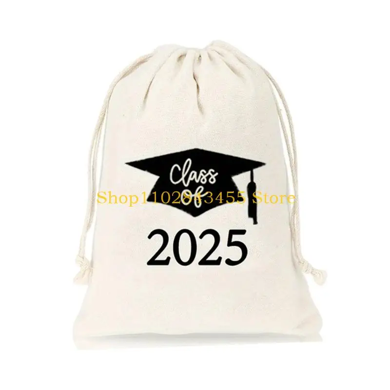 49mc Canvas Draw String Bags Kindergarten Middle High School College -Absolventen Taschen