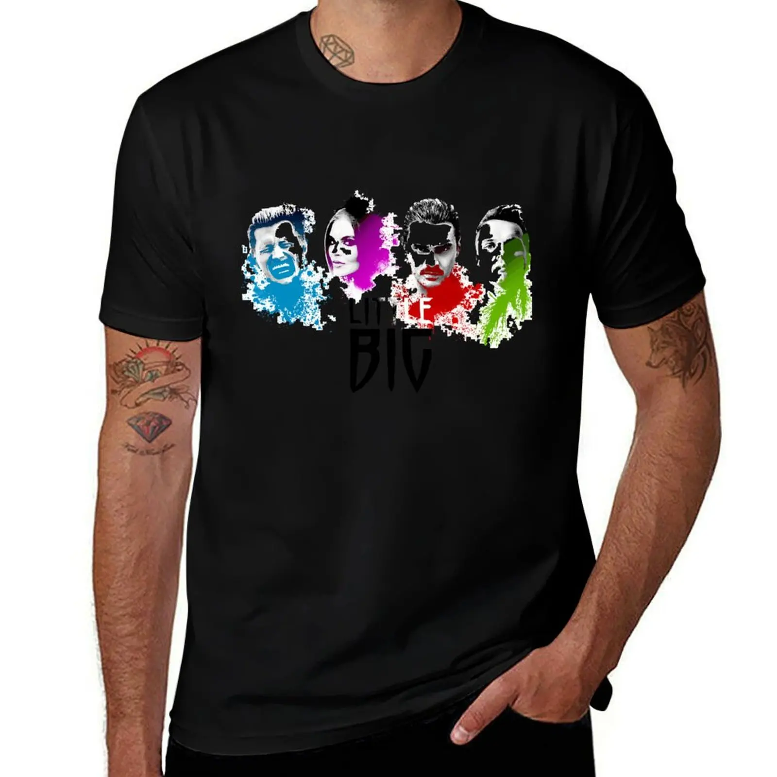 

Little Big Band T-Shirt basketball graphic tees blue lock cheap stuff custom t shirt mens white t shirts