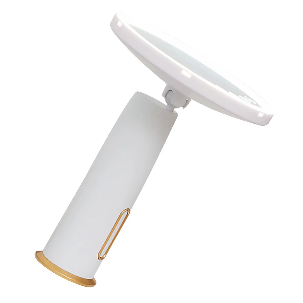 1 قطعة مرآة ماكياج LED بيضاء مميزة مادة ABS مرآة متينة LED مصباح مثالي لمكياج غرفة خلع الملابس المنزلية