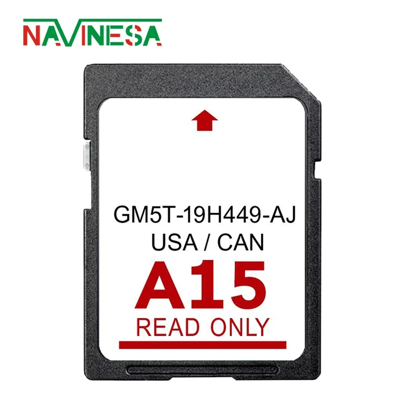 Carte de navigation SD pour voiture, cartes CID A15, navigation GPS pour Ford, Amérique du Nord pour Lincoln MKS 2013-2015