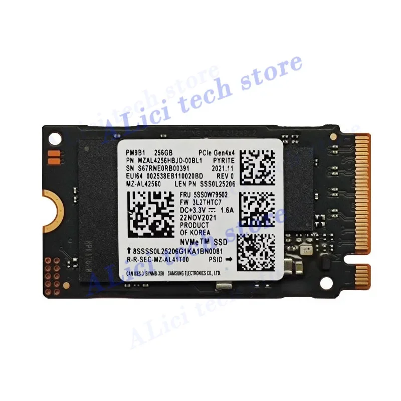 Original ssd for Samsung PM9B1 256G/512G 2242 M.2 PCIE4.0 NVME Laptop Desktop SSD solid-state drive
