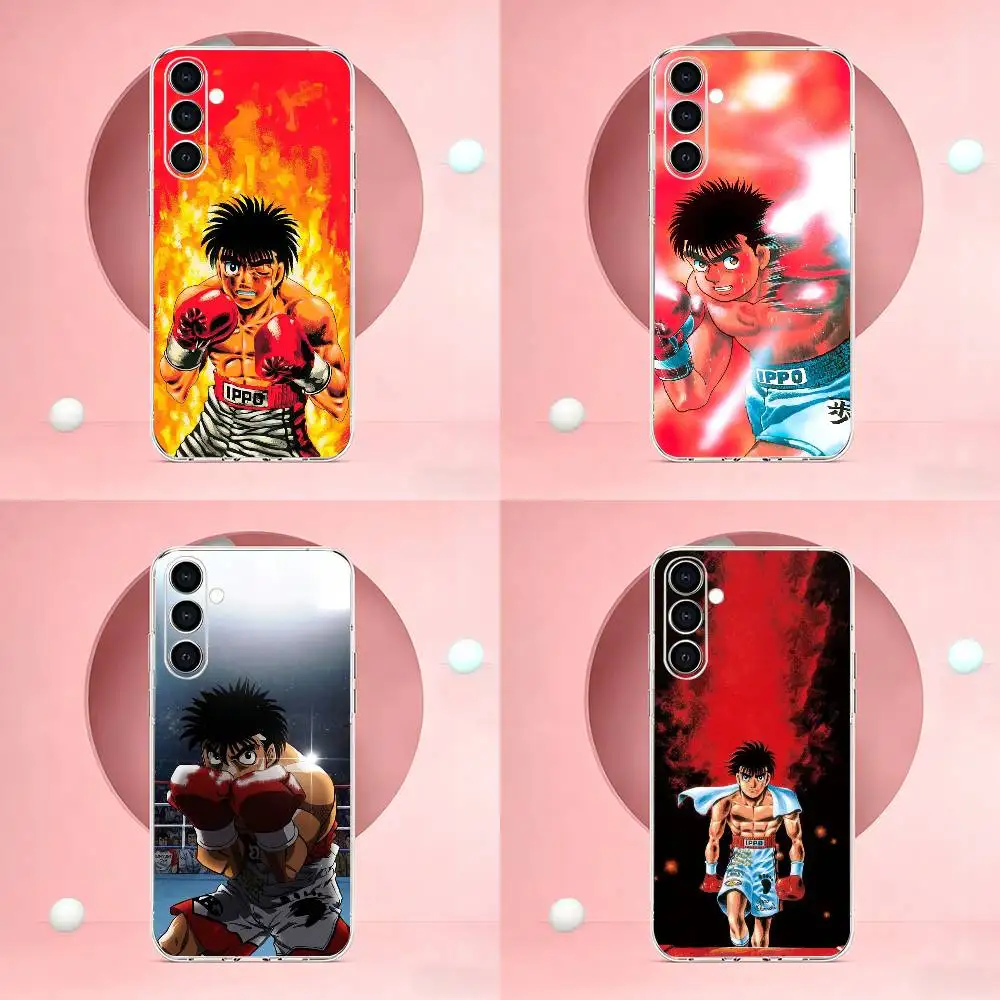 Insane Hajime no Ippo-Makunouchi Phone Case Transparent Soft case Silicone For Samsung A73,A72,A71,A70,A53,A52,A51