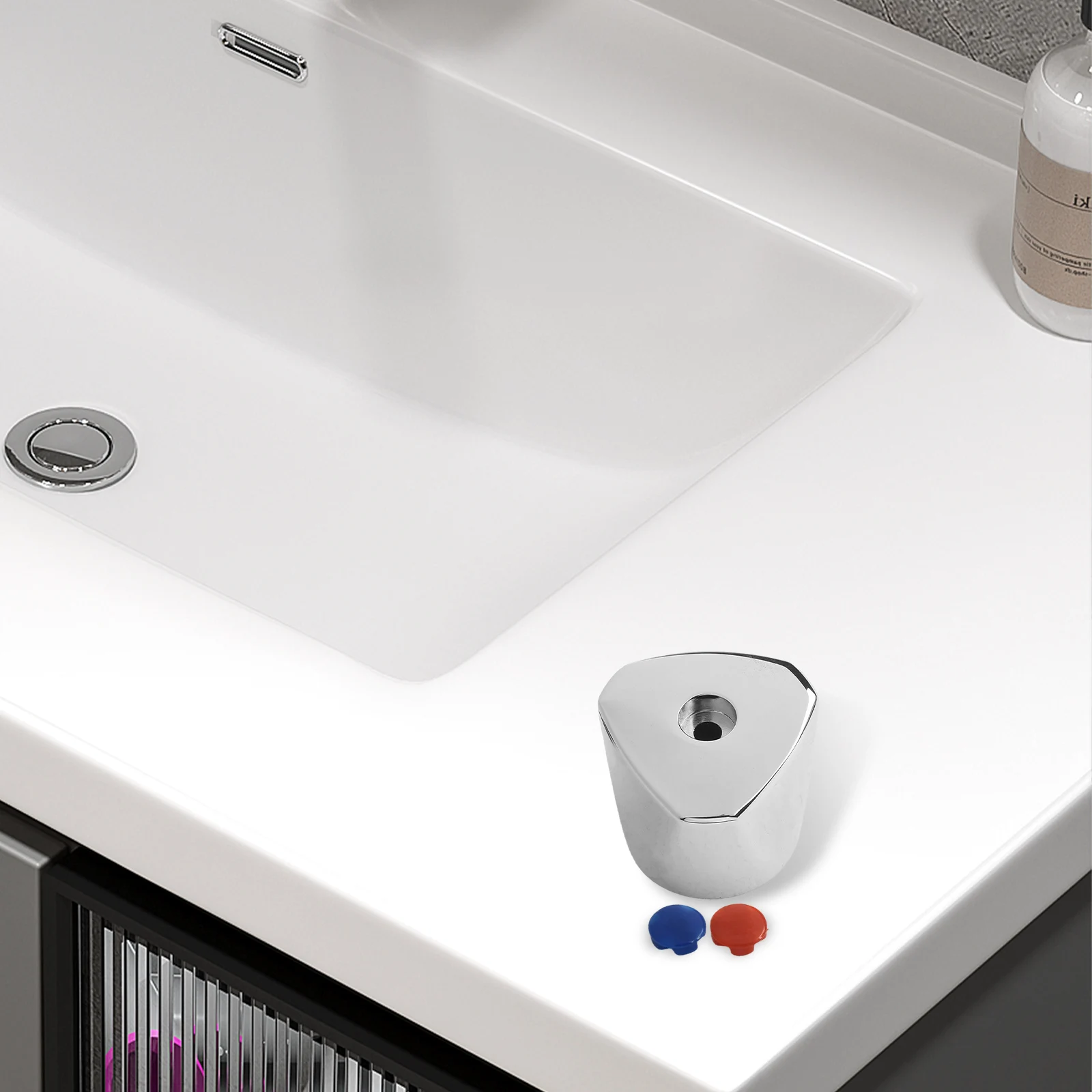 

Запчасти для ванной комнаты Детали раковины Туалетные столики Поворотная ручка Ручки для смесителя Ручка капота Маркировка Красный Серебристый Универсальное использование