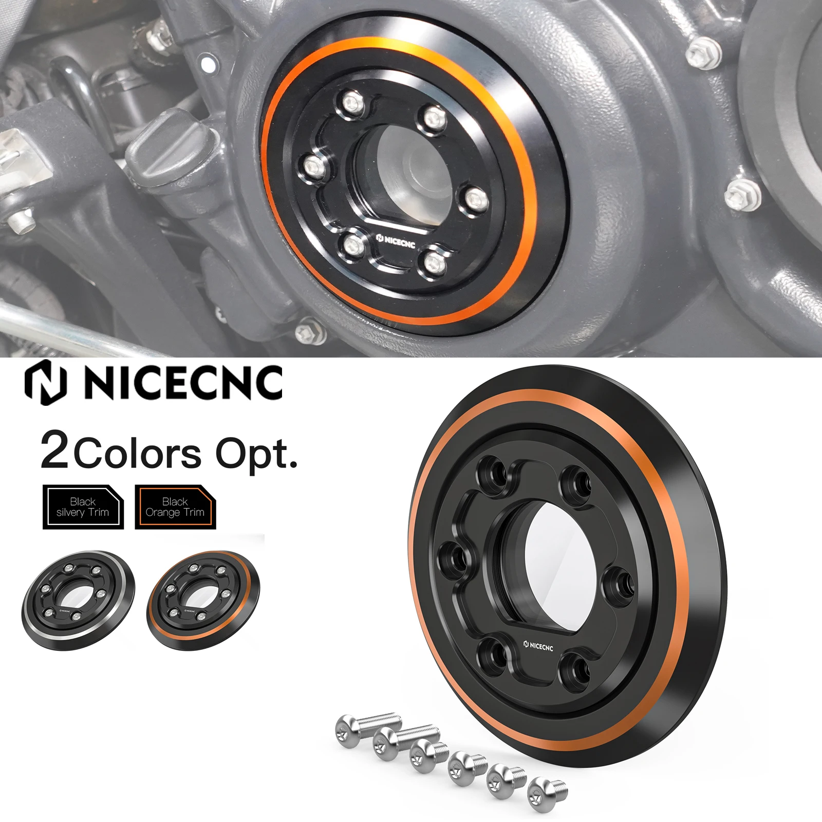 

For Harley Sportster S RH1250S 2021-2024 Transparent Alternator Plug Cover Pan America 1250 RA1250 2021-2024 Nightster RH975