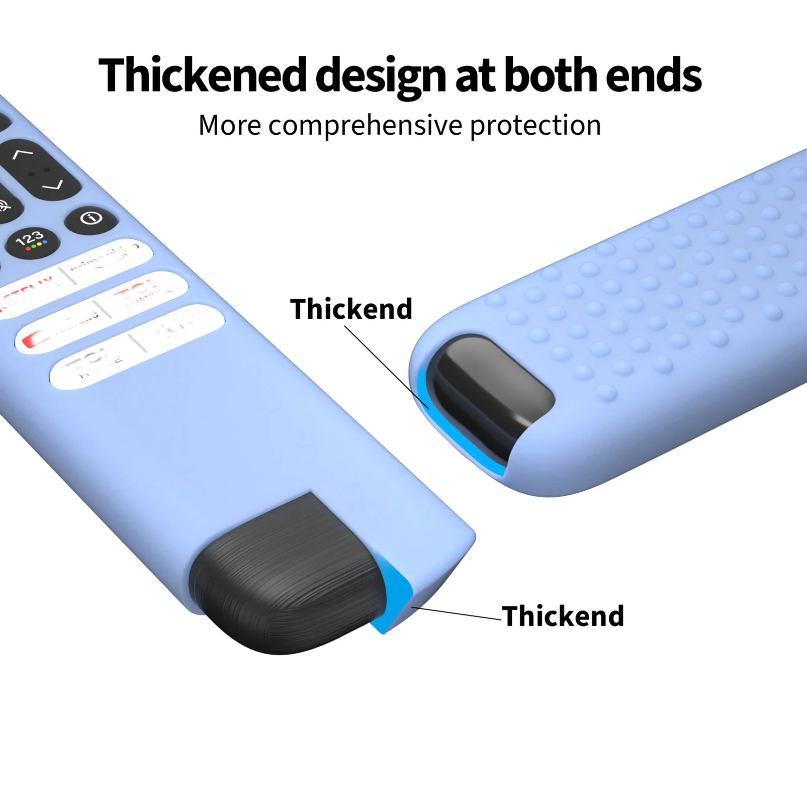 

Силиконовый чехол для пульта дистанционного управления Smart TV, защитный чехол для TCL RC813 FMB1/RC923 FMB3/RC902V FMR1 FMR4 FMR5