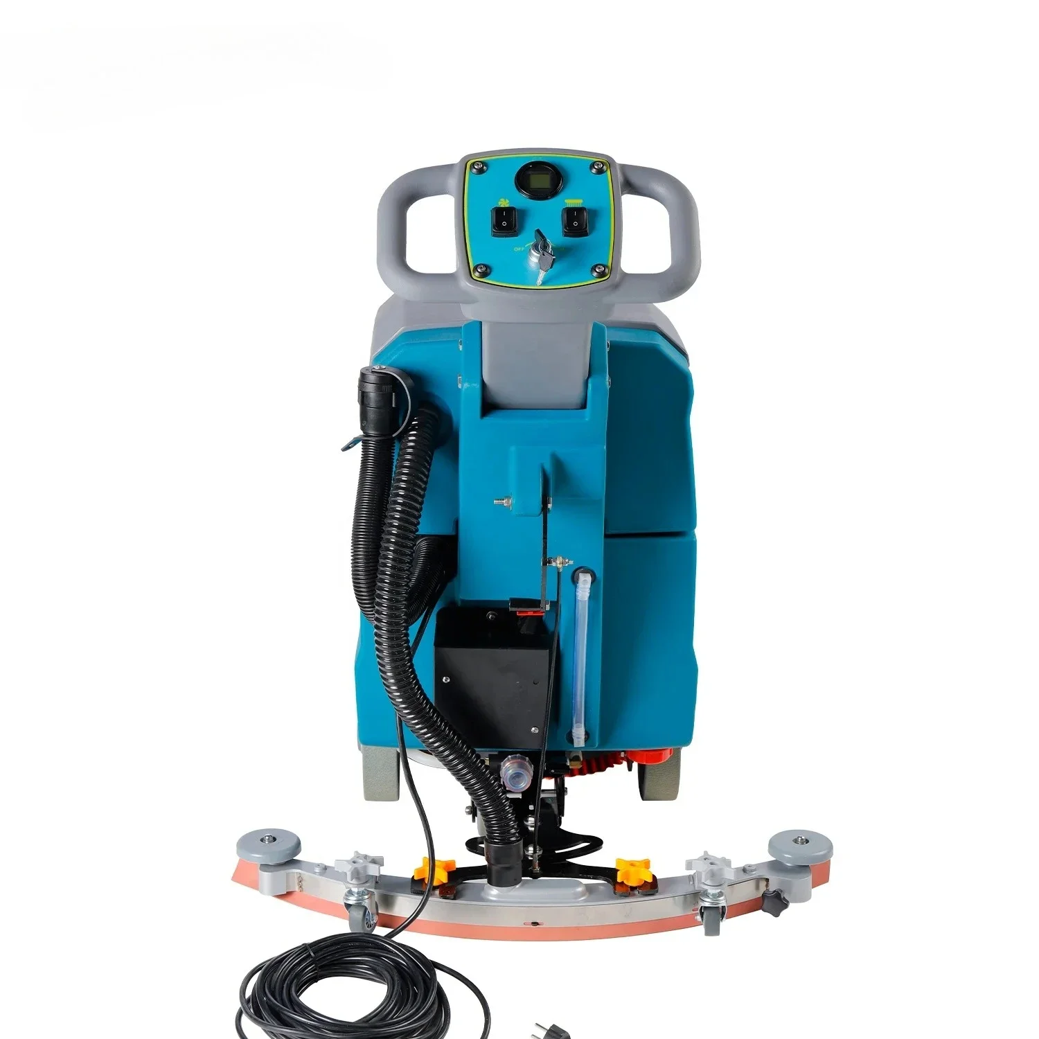 GS460 Battery Powered Auto Scrubber Electric Floor Washing Machine With Brush And Motor New Condition Plastic Material