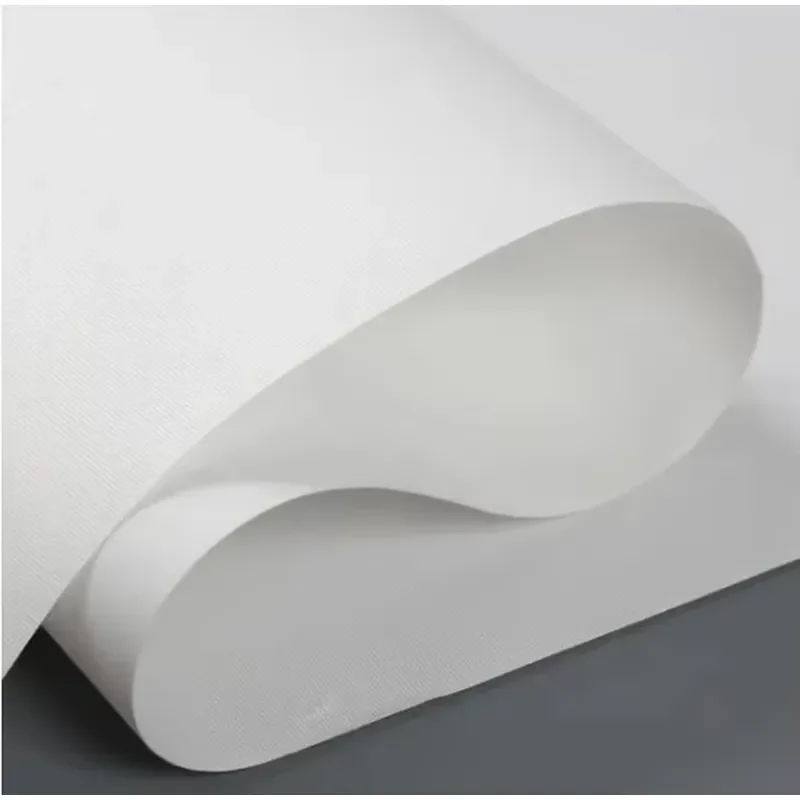 Home Usuably Blank Printable PVC Wallpaper Rolls Double Sided PE Coating Free Aseptic Disposable & Recyclable