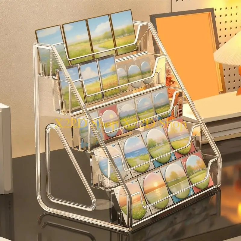 X22D Stackable See Through Staircase Organizers For Showcasing Action Figures And Small Decoration