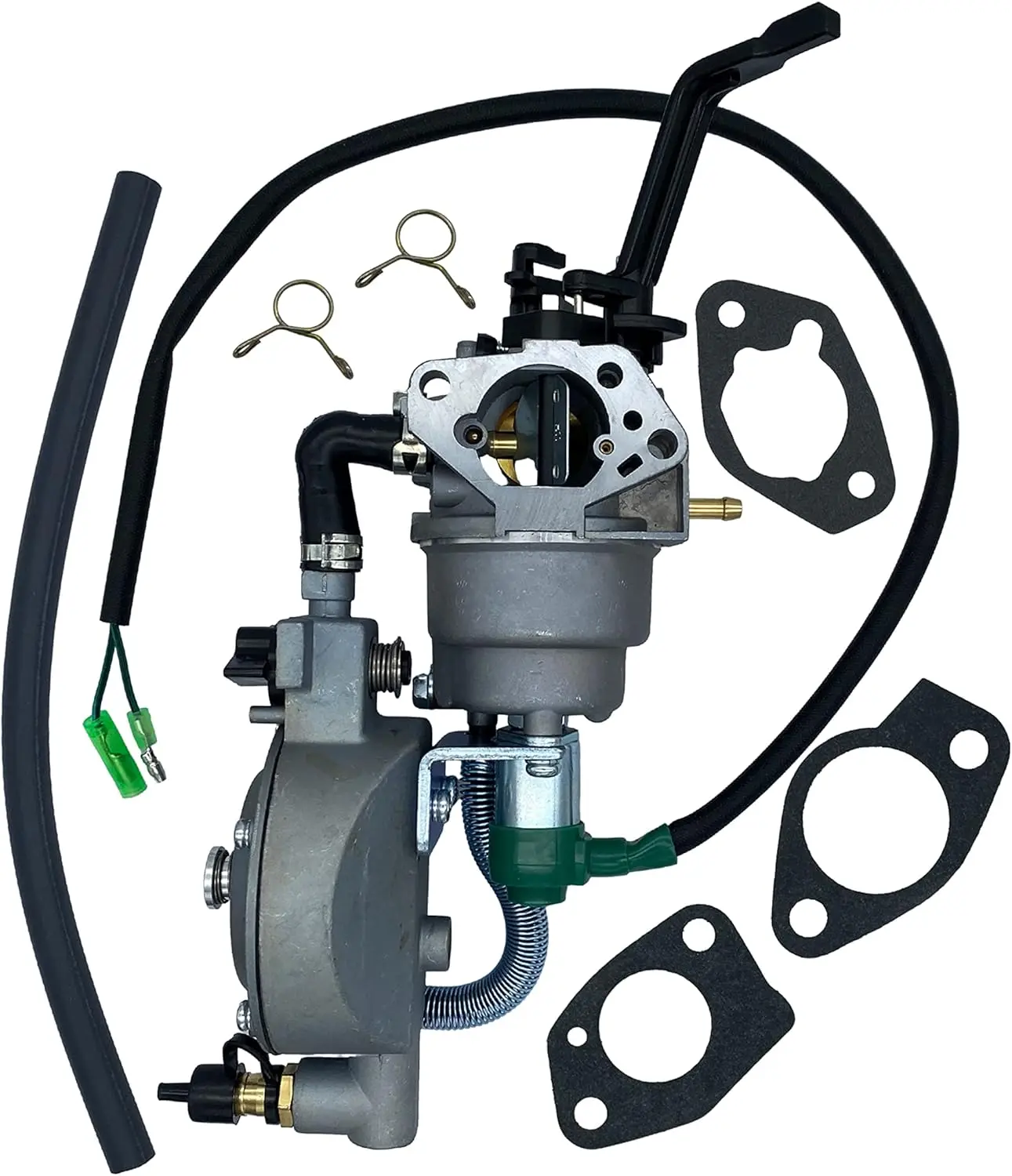 

Tri-Fuel Conversion Kit for Gas Generators, Compatible with 270-459cc Engines, Manual Carburetor Upgrade