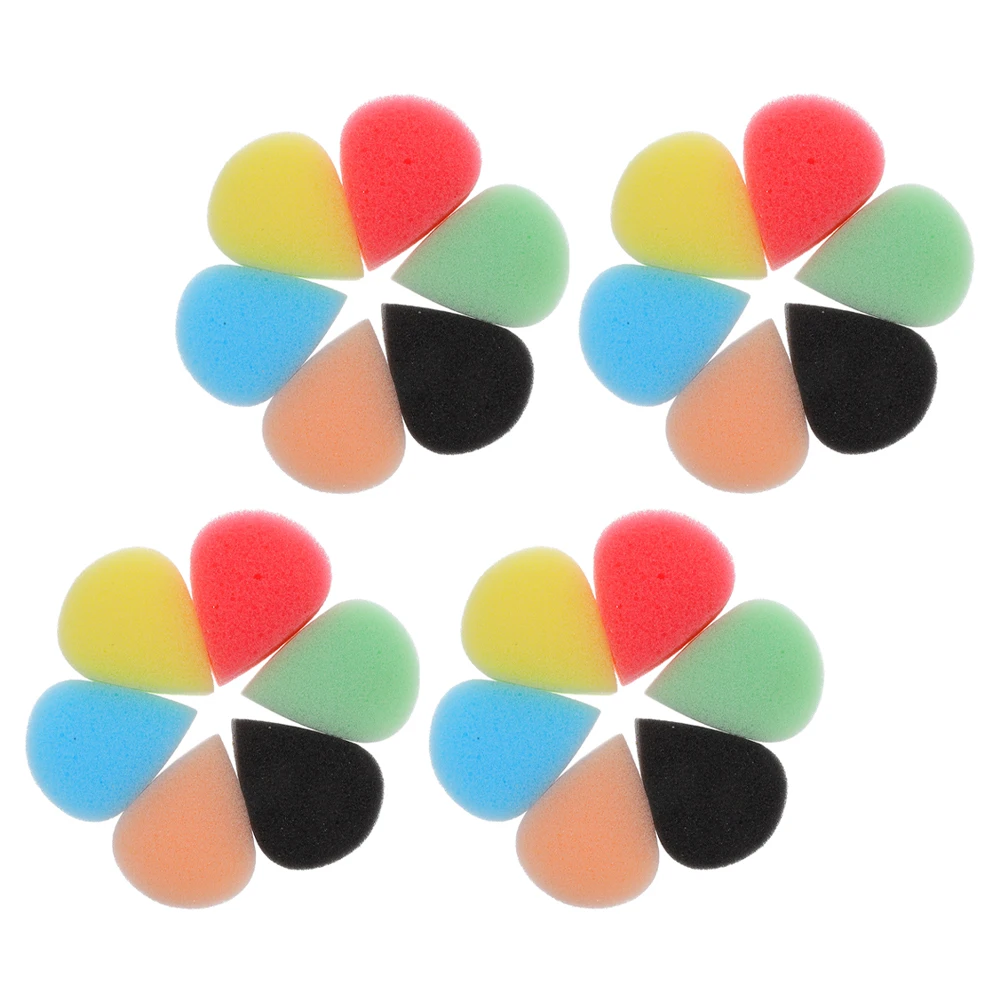 30 قطعة من إسفنجات طلاء الوجه على شكل دمعة عالية الامتصاص وقابلة لإعادة الاستخدام لحفلات الفراقات الفنية #5