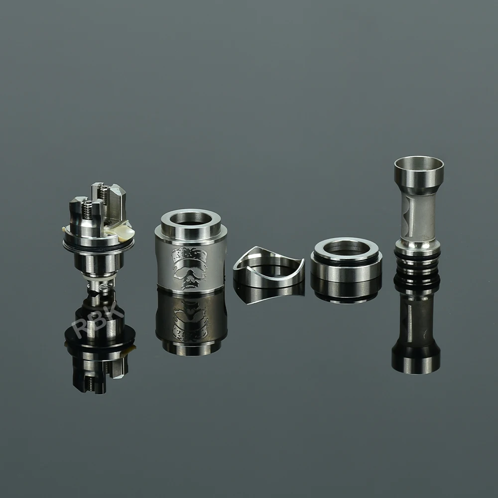 Wolfcoolvape vape Monarchy Mobb CipherSkull RBA Bridge vape 316SS Billet / BB / Boro replacement coil for vape kits - related product image