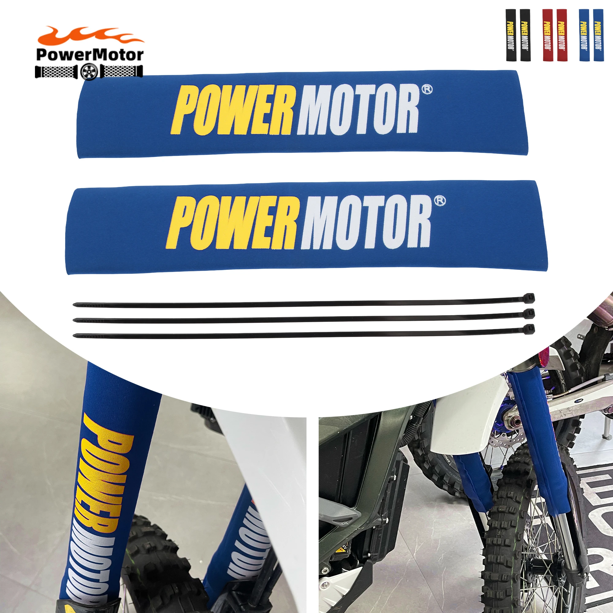 

Универсальная защита передней вилки мотоцикла, защита заднего амортизатора, чехол для KTM Husqvarna Honda Yamaha, детали для мотокросса