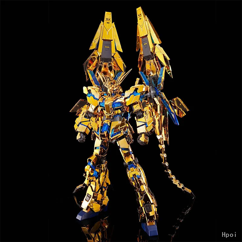 Bandai PB RG 1/144 Unicorn Gundam 03 Phenex Narrative Ver. 14Cm Anime Original Action Figure Assemble Model Toy Gift Collection