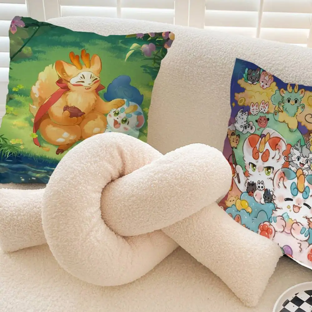 Fabulous Beasts Cushion Cover Polyester Sofa Cushions Decorative Throw Pillows Home Decoration Pillowcover