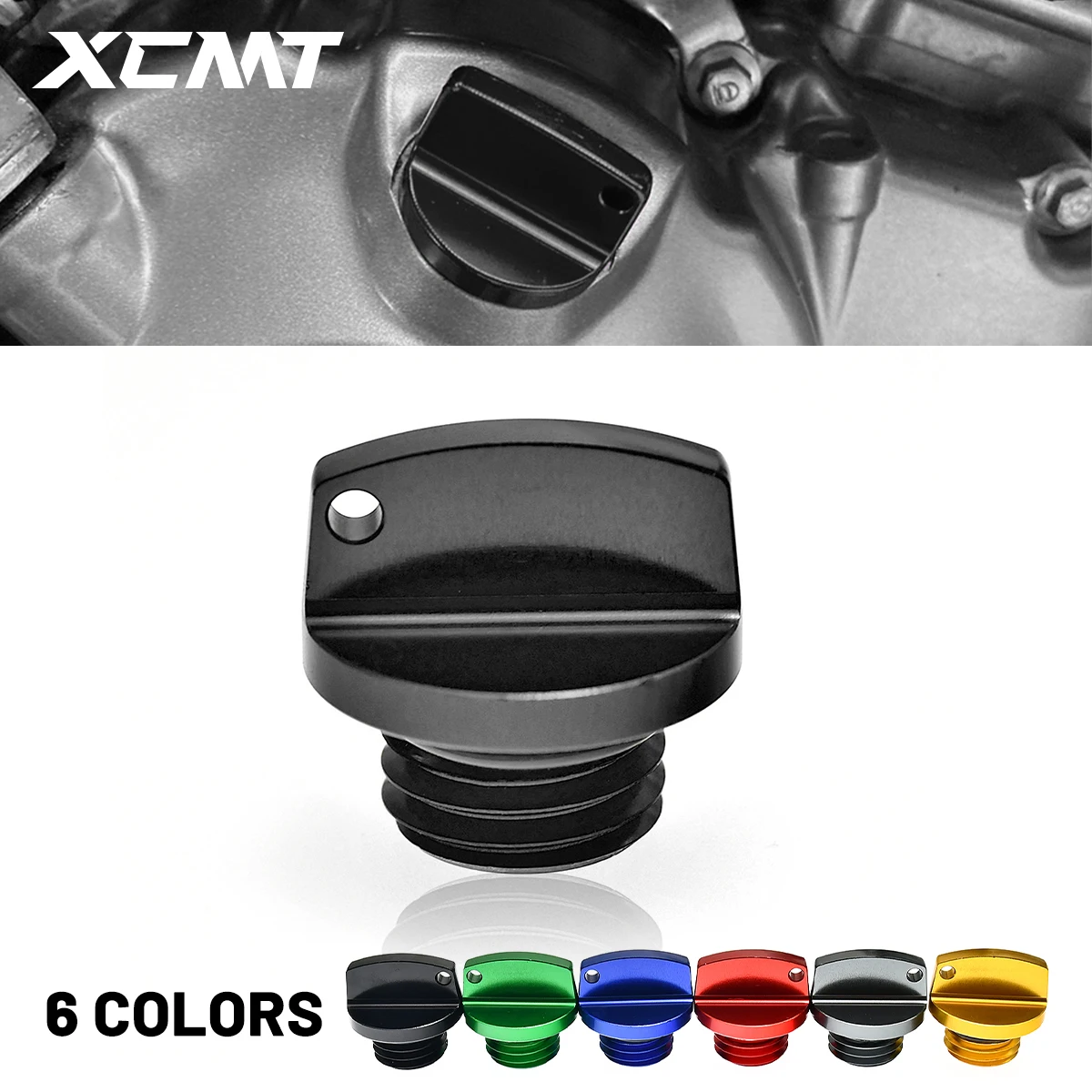 

Motorcycle Crankcase Cap CNC Engine Oil Filler Screw Cover Plug M20*2.5 For Yamaha Honda Suzuki Kawasaki Ducati Universal Parts