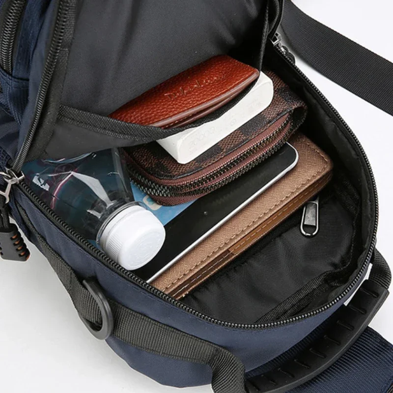 

Fashion Men's Waist Packs Chest Bag High Quality Oxford Crossbody Bags For Men Fashion Casual Men Bag Handbag Male Chest Pack