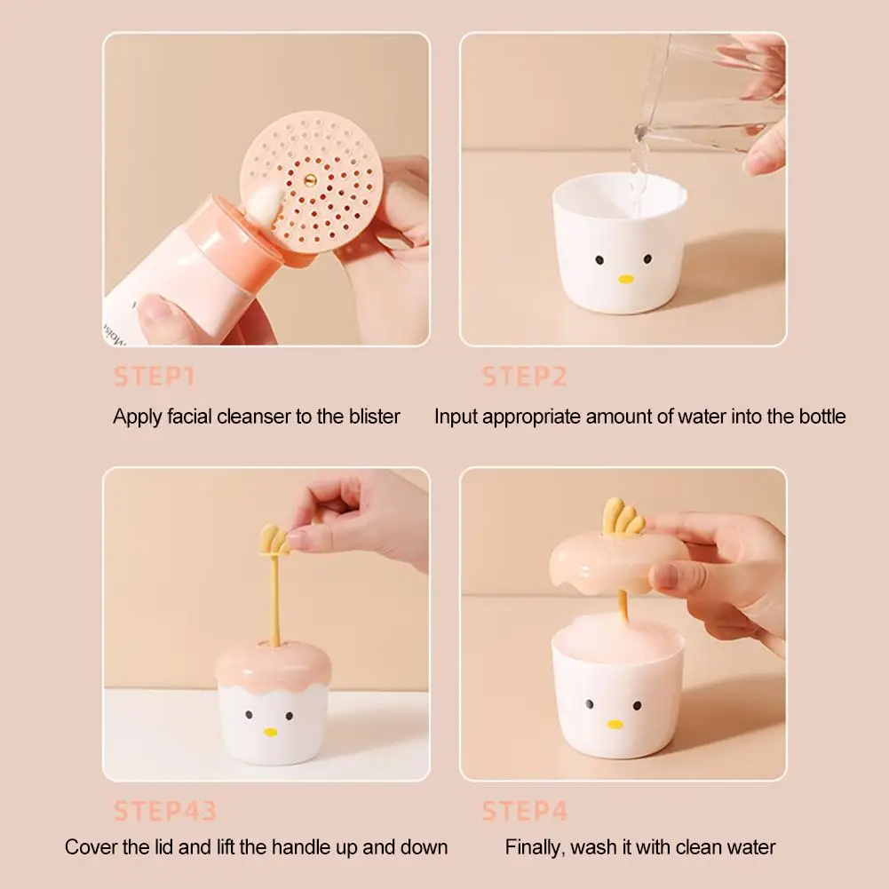 Machine à mousse à bulles, soins de la peau, beauté du visage, dispositif de mousse à bulles, crème nettoyante, outil démaquillant Portable pour le visage