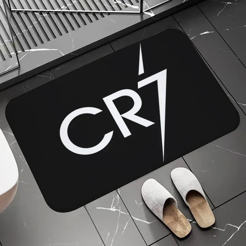 Bath Mat Cristiano Ronaldo CR7 Entrance Doormat Kitchen Carpet Home Bathroom Rug Living Room Mats Carpets Custom Rugs Foot Door