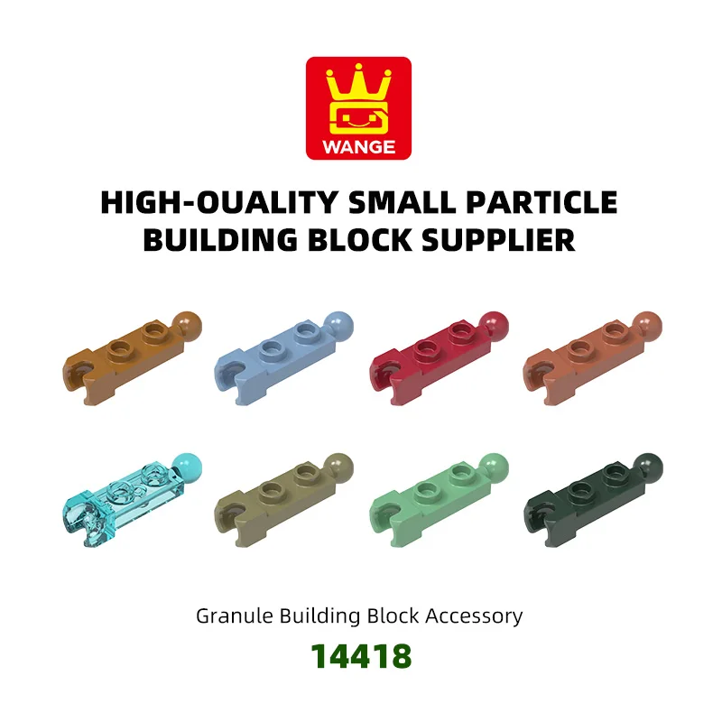 WANGE 147Pcs/Lot 14419 2 Hole Vertical Ball Socket Joint Loose Parts Compatible With Building Blocks DIY Toy Assembly Storage