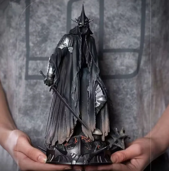 Figura de acción del Rey Brujo de Hierro Nazgul Ringwraith de El Señor de los Anillos, 26 cm