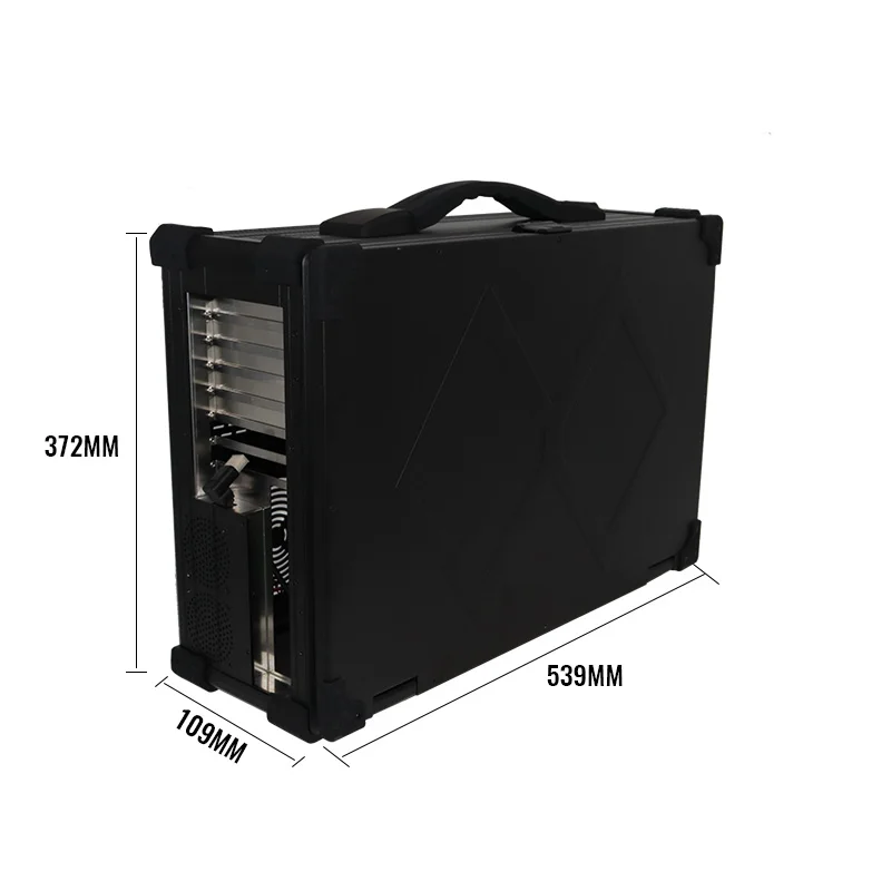 21.5 محطة تحكم محمولة ذات وجه سفلي، محطة أرضية معززة للطائرات بدون طيار، كمبيوتر متين