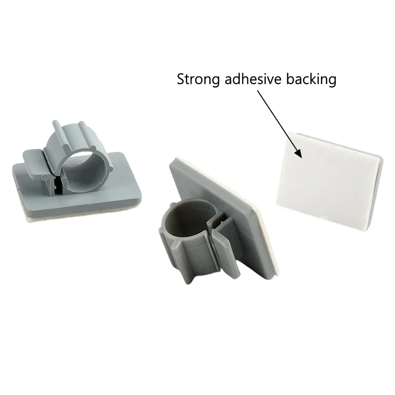 5PCS Hose Clamp With Adhesive Backing Fixed Clamp PE Pipe Water Pipe Water Purifier Pure Water Machine Fish Tank Accessories
