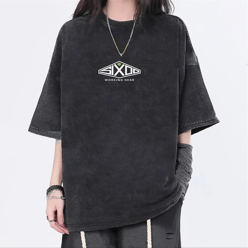 

Feid Ferxxo 2026 Vintage Washed T Shirt Men Fashion Pop Music T-shirt Male Cotton Oversized Short Sleeve Tops Cartoon Streetwear