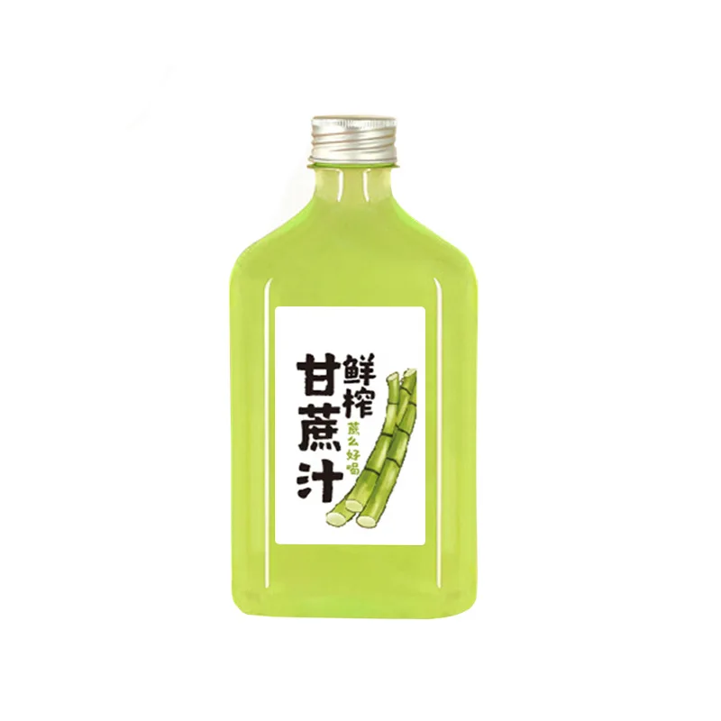 

Sugarcane bottle disposable pet food grade orange beverage juice cane juice transparent bottle