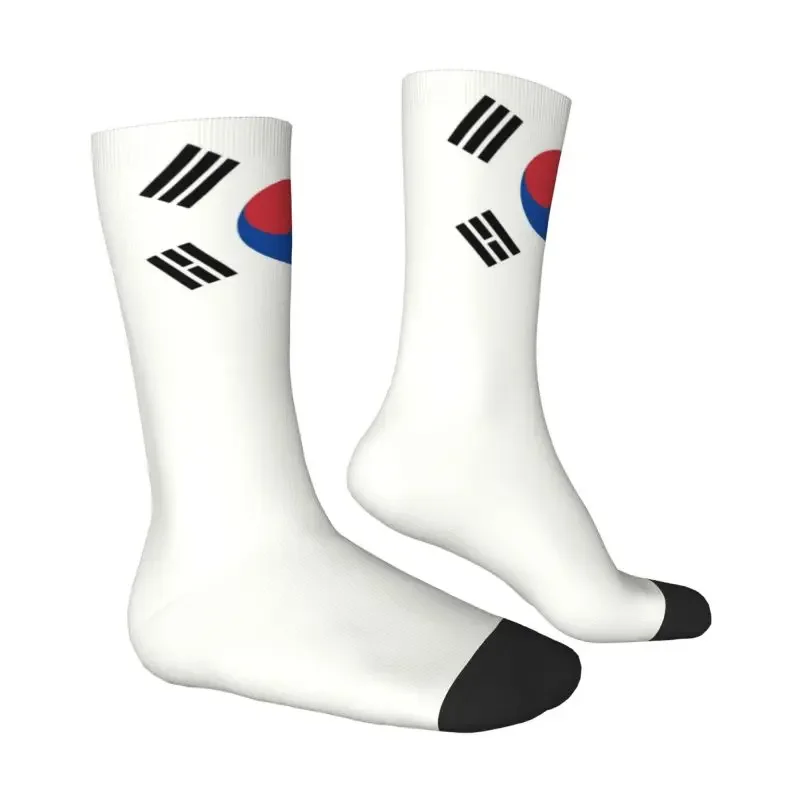 Cool South Korea Flag Socks Women Men Warm 3D Printed Korean Sports Football 