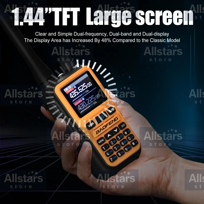 1 قطعة/2 قطعة جديد BAOFENG UV 5R جهاز اتصال لاسلكي صغير 5 واط بلوتوث متعدد الموجات اللاسلكية نسخة تردد AM FM نوع-C اتجاهين راديو التخييم