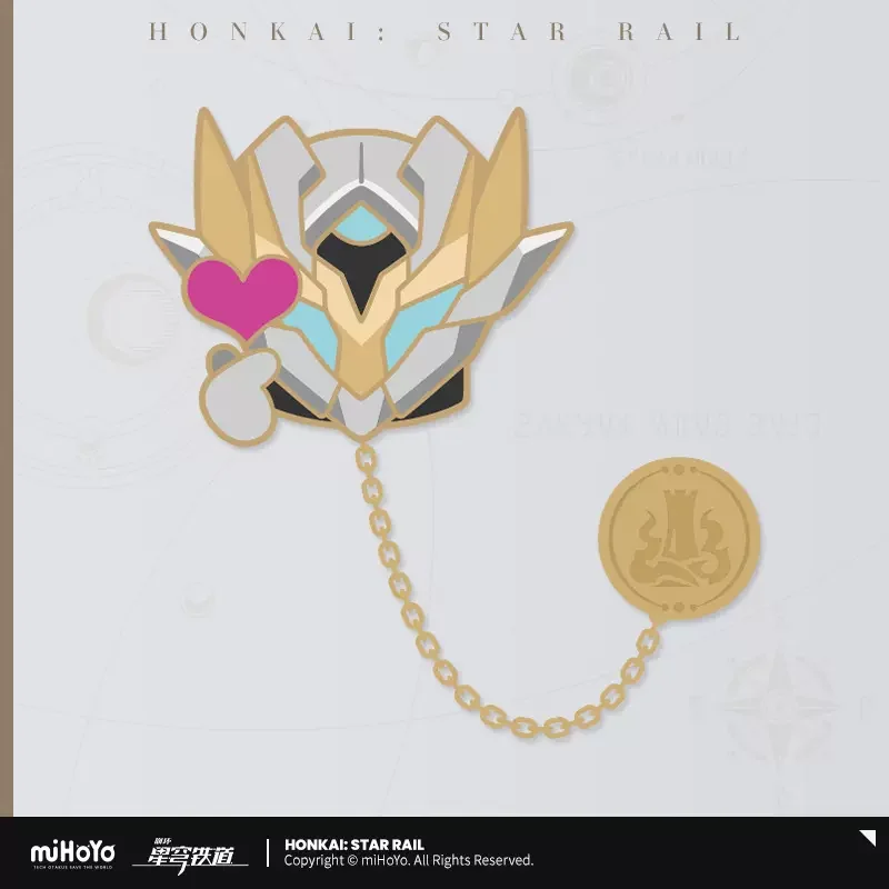 Sunsyea Honkai Star Rail Officiële Merch miHoYo Originele Authentieke PMZLG Metalen Broche Aventurijn Acheron Firefly Dan Heng Kafka