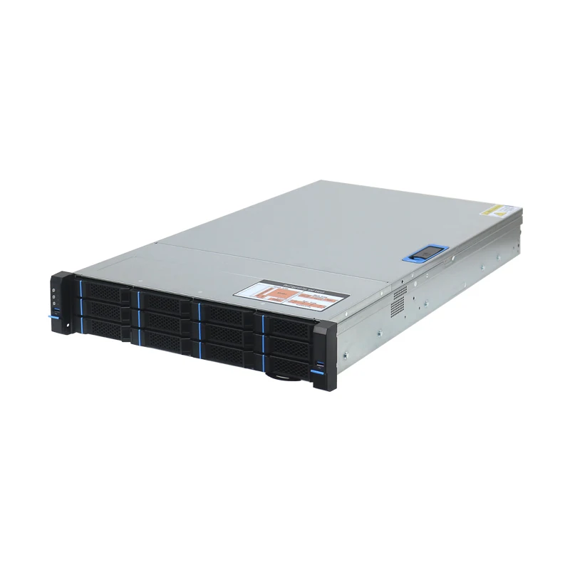 2U 12-Disc Rackmount Expandable Backplane Hot Swap Storage Server Case