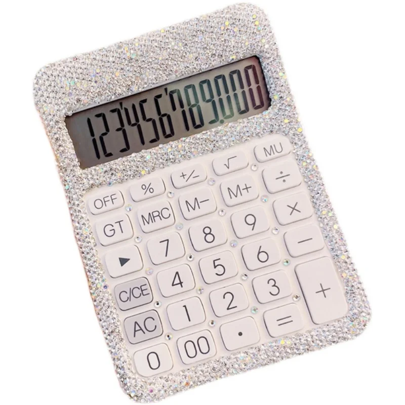 Multifunctional cartoon calculator, crystal KT  solar calculator, birthday gift office