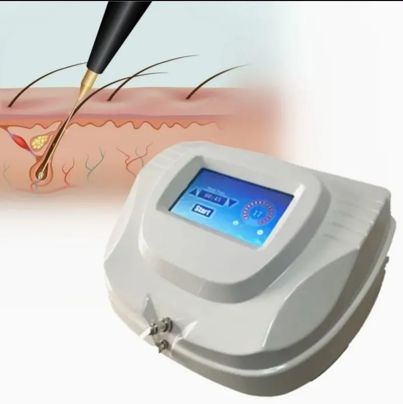 RES Electrolysis Hair Removal Machine Electrolysis Epilator Non Invasive Needle Pen Electrolysis Device For All Color Hair